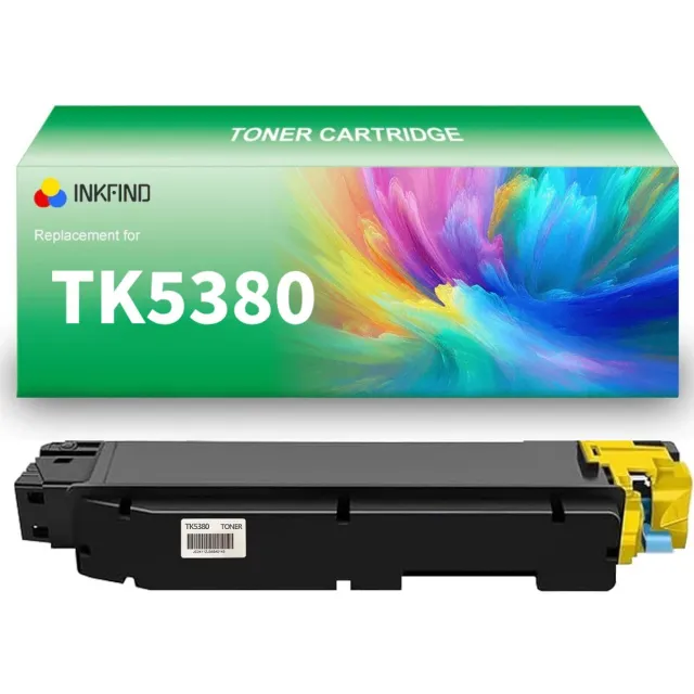 INKFIND TK-5380 Geel tonercartridge compatibel met Kyocera TK5380 TK-5380 Geel geschikt voor Kyocera ECOSYS PA4000cx/MA4000cifx - 1-pack Geel Geel x 1
