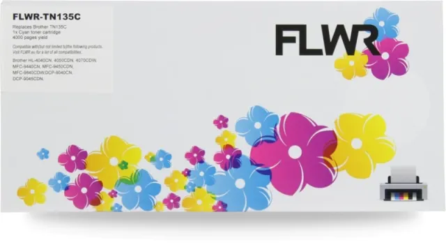 FLWR Brother TN-135C cyaan (Huismerk (remanufactured))