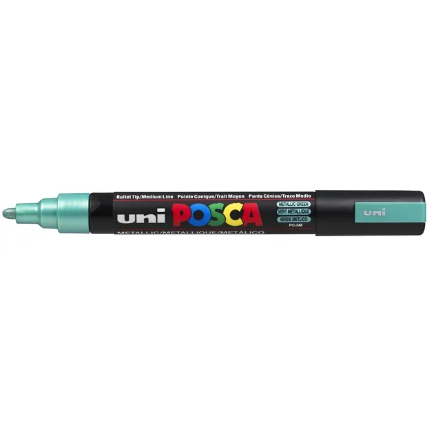 Posca Paintmarker Uni POSCA PC5M medium metallic groen