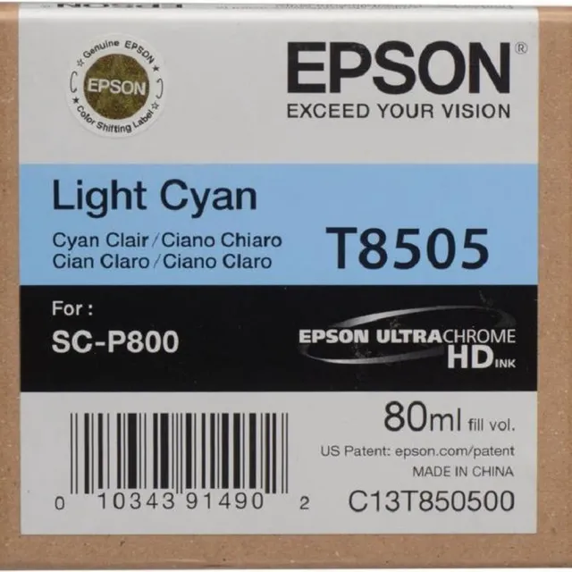 Epson T8505 - Inktcartridge / Licht Cyaan Cyan Clair