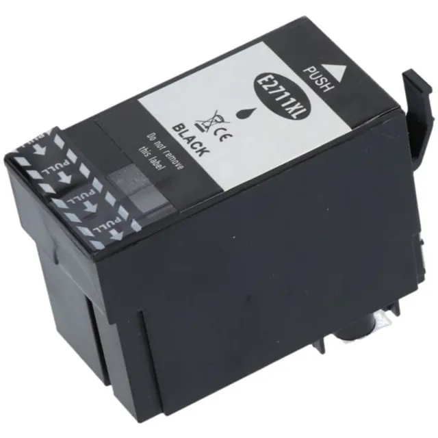 PrintAbout huismerk Inktcartridge 27XL (C13T27114010) Zwart Hoge capaciteit geschikt voor Epson