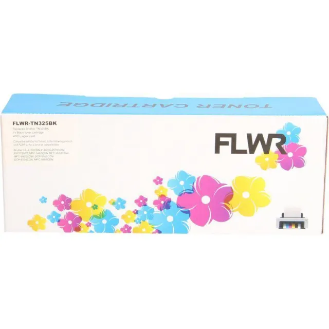 FLWR Toners / Brother TN-325 / zwart / Geschikt voor Brother