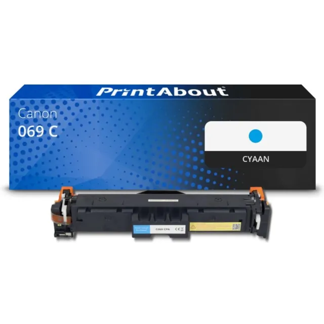 PrintAbout Huismerk Canon 069 C Toner Cyaan