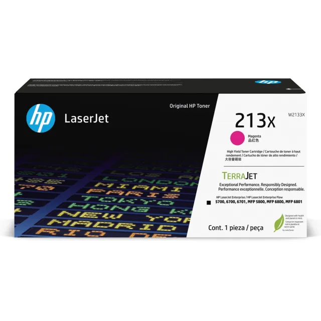 HP Toner 213X W2133X Magenta bis zu 6.000 Seiten