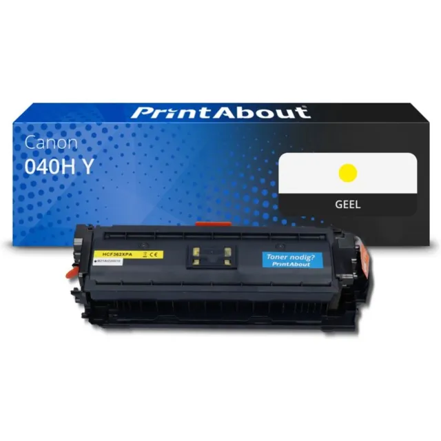 PrintAbout Huismerk Canon 040H Y Toner Geel Hoge capaciteit
