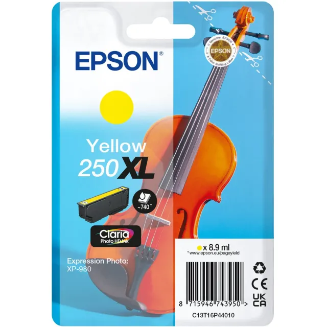 Epson Afzonderlijke gele 250 Viool Claria Photo HD-inkt Geel