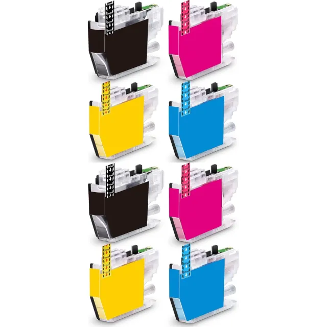 InktDL Huismerk geschikt voor Brother LC-422 XL Inktpatronen (8X) - MFC-5340DW - J5740DW - J6540DW - J6940DW Multipack 8X