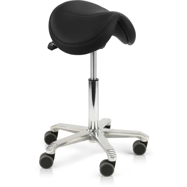 Score Jumper Ergonomische Zadelkruk – Stamskin Zwart