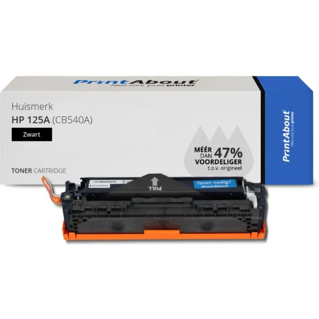 PrintAbout HP 125A (CB540A) toner zwart