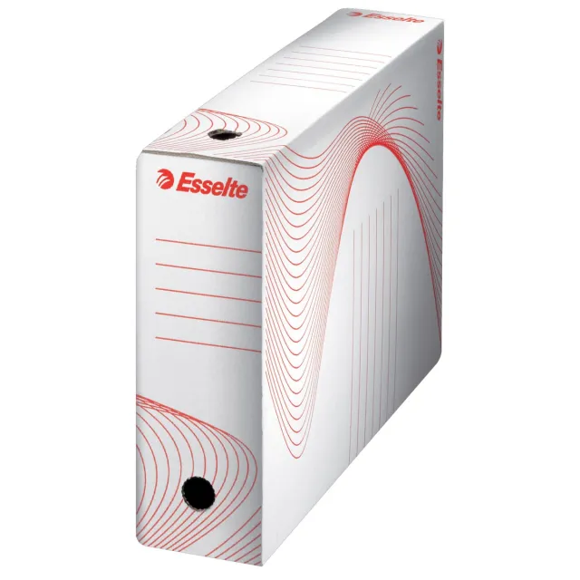 Esselte archiefdoos Boxy rug van 8 cm wit