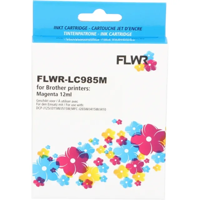 FLWR Brother LC-985M magenta (Huismerk (compatible))