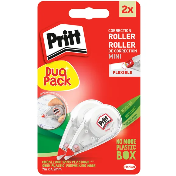 Pritt Correctieroller Pritt Mini Flex 4.2mmx7m blister à 2 stuks