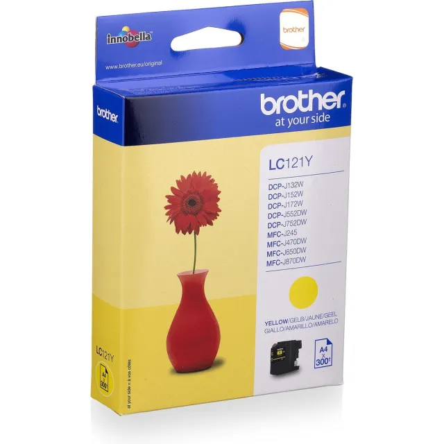 Brother LC-121Y - Inktcartridge geel