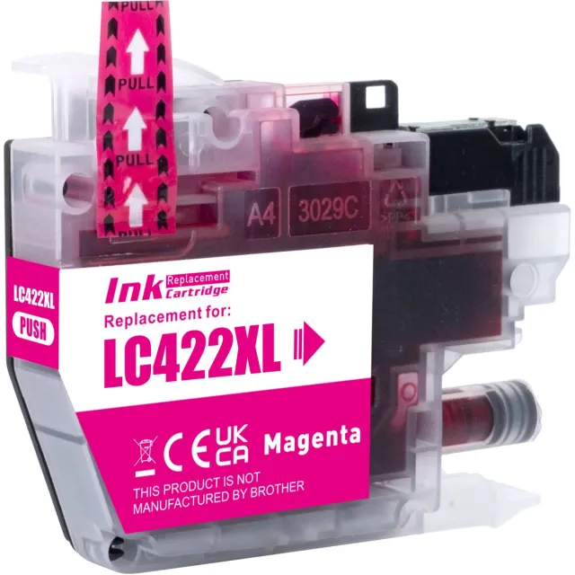 Inktkenners Inktcartridge Geschikt voor Brother LC-422XL - 1x Magenta | Geschikt voor Brother MFC-J5340DW, MFC-J5345DW, MFC-J5740DW, MFC-J6540DW, MFC-J6940DW