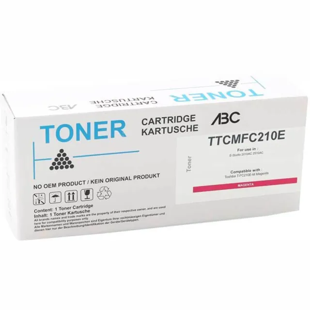 ABC huismerk Toner geschikt voor Toshiba T-FC210E-M magenta E-Studio 2000AC 2010AC 2500AC 2510AC