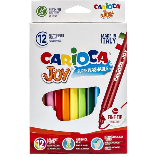 Carioca Viltstift Carioca Joy assorti set à 12 stuks