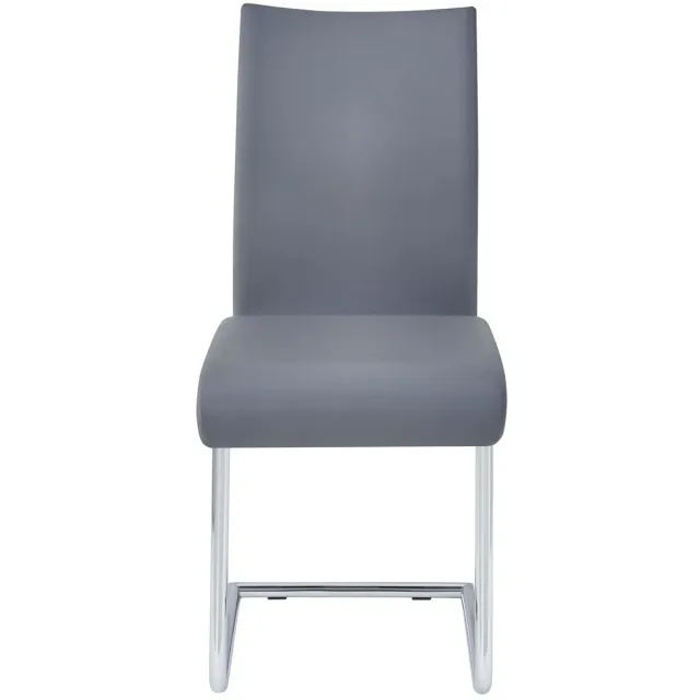 IDIMEX Schommelstoelen ALADINO, set van 4 - grijs