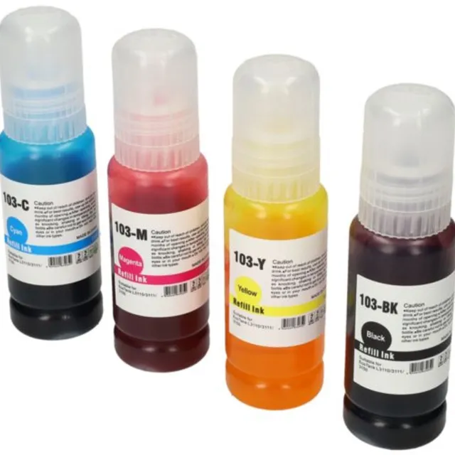 PrintAbout huismerk Inktcartridge 103 (C13T00S64A) 4-kleuren Multipack geschikt voor Epson