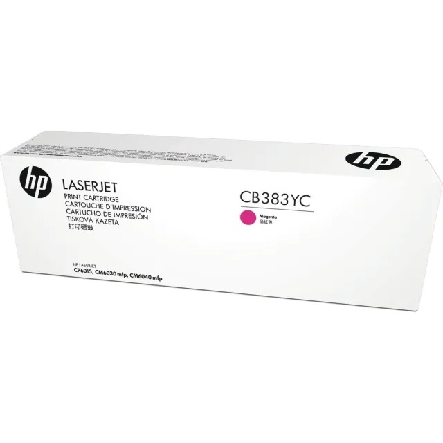 HP CB383YC - Magenta - original - LaserJet - toner cartridge ( CB383YC ) Contract - for Color LaserJet CM6030, CM6040, CP6015 Paars