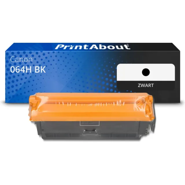 PrintAbout huismerk Toner 064H BK Zwart Hoge capaciteit Geschikt voor Canon