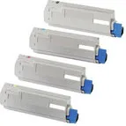 Oki Huismerk OKI C823/C833/C834/C843 (46471101-46471104) Toners Multipack (zwart + 3 kleuren)