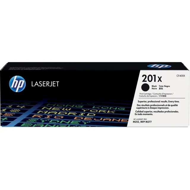 Hp toner 201X, 2 800 pagina's, OEM CF400X, zwart