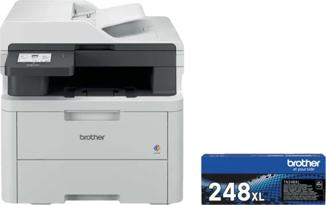 Brother DCP-L3560CDW + 1 extra zwarte XL toner