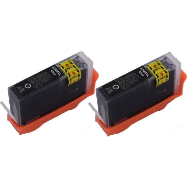 KATRIZ huismerk voor|HP 364XLBK|30ml | ( 2stuks) Zwart
