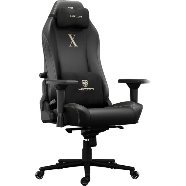 HICON Bureaustoel - Draaistoel - Ergonomische Bureaustoel - Lumbar Support - HICON Apex Fury - Zwart Zwart Fury