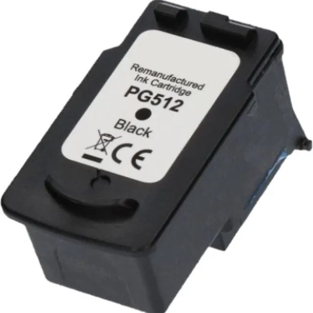 InktDL Huismerk geschikt voor Canon PG-512 Inktcartridge Zwart - IP2700 - MX340 - MX350 - MX360 - MX410 - MX420 - MP230 - MP240 - MP270 - MP280 - MP490 - MP495