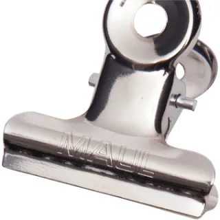 Maul Papierklem MAUL Bulldog 30mm capaciteit 10mm zilver 10 stuks