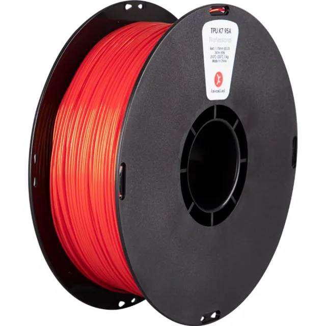 kexcelled TPU 95A Rood/Red 1.75mm 1kg 3D Printer filament Rood/Red - TPU-K7-95A - 1kg