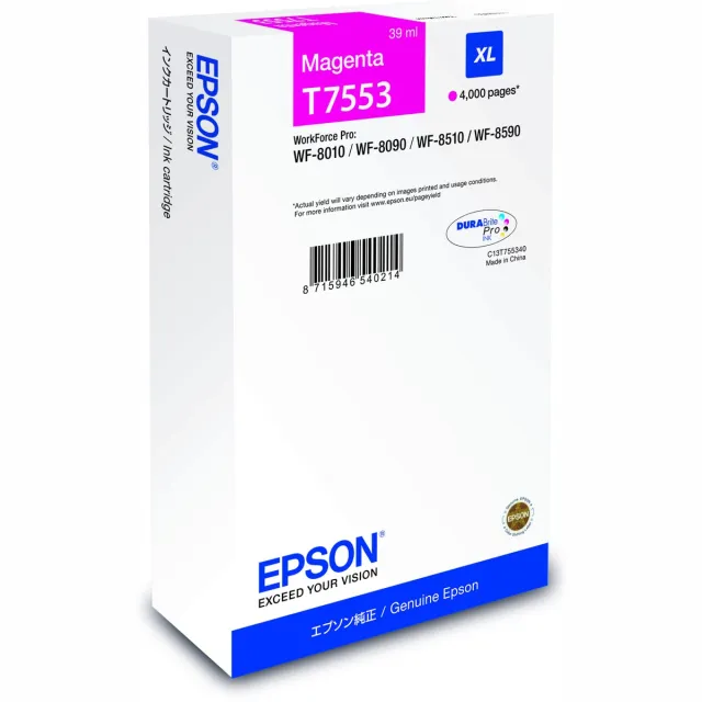 Epson WF-8xxx Series Ink Cartridge XL Magenta