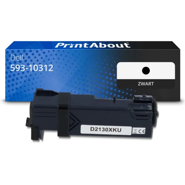 PrintAbout Alternatief voor de Dell 593-10312 / zwart