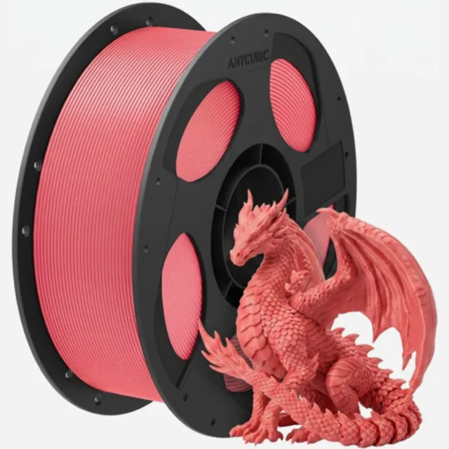 Anycubic PLA Basic printfilament, 1 kg spoel, 1,75 mm diameter, ±0,02 mm tolerantie - Roze