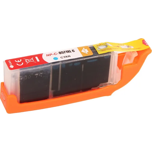 Colori huismerk inkt cartridge geschikt voor Canon 571XL Cyan MG5700 MG5750 MG5751 MG5752 MG5753 MG6850 MG6852 MG6853 MG7700 MG7750 MG7751 MG7752 MG7753