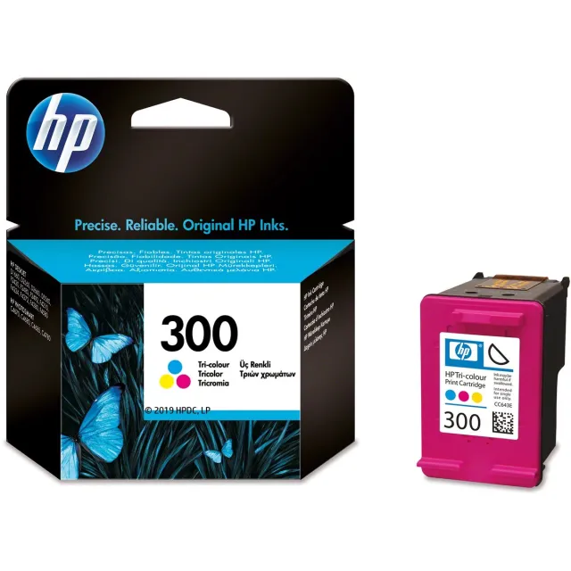 HP 300 - Inkcartridge / Kleur (CC643E-ABF) Cyaan