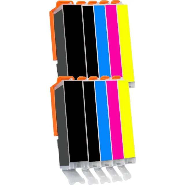InktDL Huismerk geschikt voor Canon PGI-580 / CLI-581 Inktpatronen (10X) - TS6150 - TS6251 - TS6350 - TS6351 - TS705 - TS8150 - TS8250 Multipack 10 cartridges