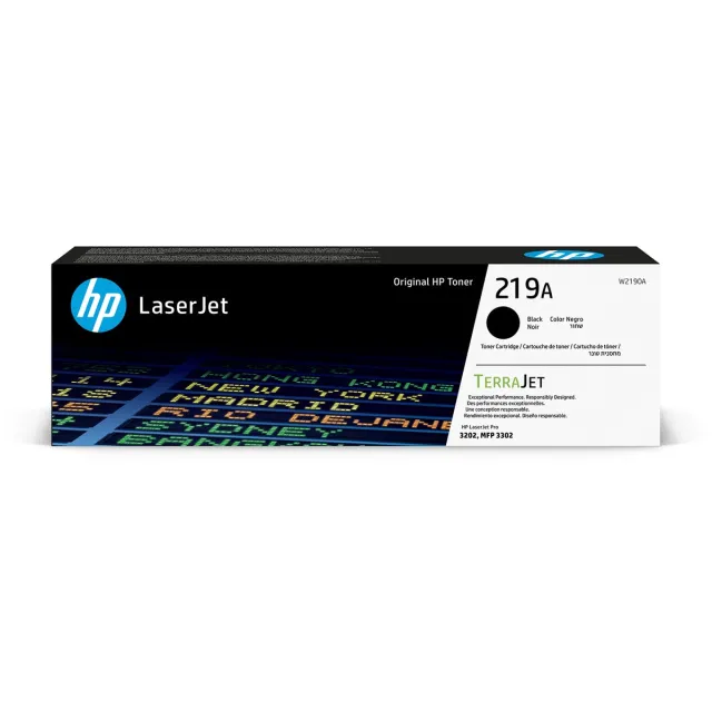Hp toner 219A, 1.300 pagina's, OEM W2190A, zwart