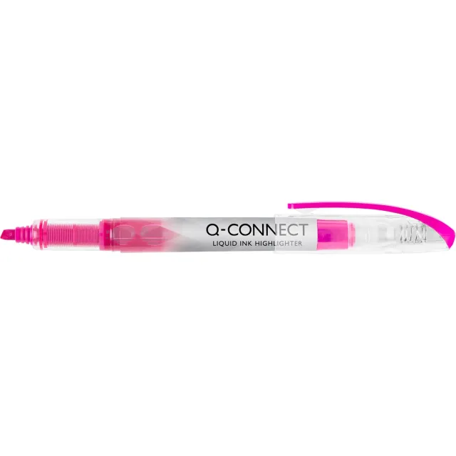 Q-CONNECT Liquid markeerstift, roze