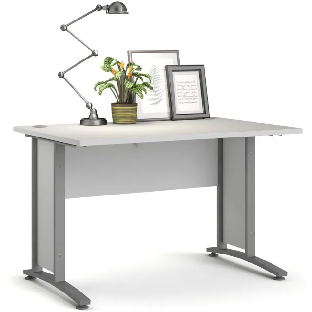 Giga Living Bureau Prima - Wit/Grijs - 120x80x75cm
