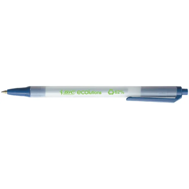 Bic Balpen Bic Ecolutions medium blauw