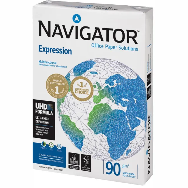 Navigator Expression presentatiepapier ft A4, 90 g, pak van 500 vel wit
