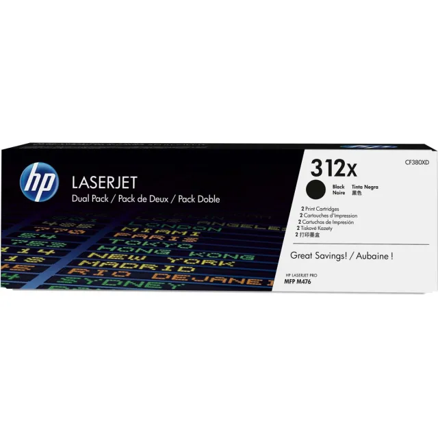 HP 312X - Tonercartridge - Origineel - Hoge Capaciteit - Zwart