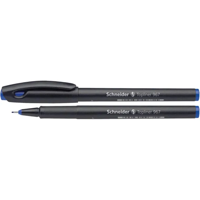 Schneider Fineliner Topliner 967 blauw zwart