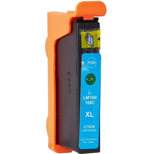 Inktkeuze LE-100XL C 14N1069E Cyaan Huismerk Inktcartridge | Compatible met Lexmark 100XL 14N1069E Cyaan | Geschikt voor Lexmark Genesis s815 / Genesis s816 / Impact S 305 / Impact s300 / Impact s301 / Impact s302 / Impact s308 / Interact S 605 / Interact s602