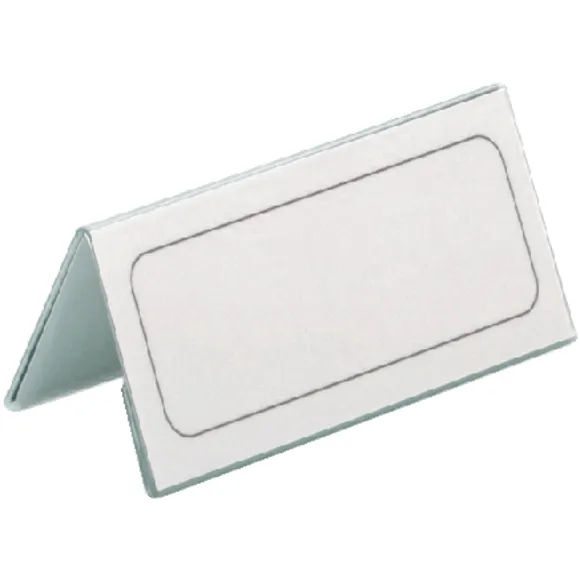 Durable Tafelnaambord Durable 8052 61x210mm transparant