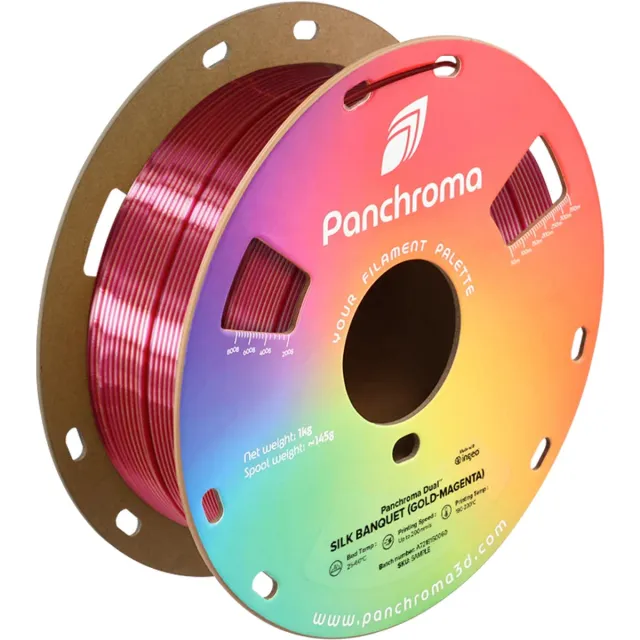 Polymaker Panchroma Dual Silk Banquet (Goud Magenta) PLA 3D filament 1,75mm 1kg
