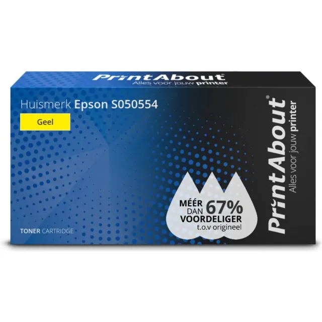 PrintAbout Alternatief voor de Epson S050554 / geel