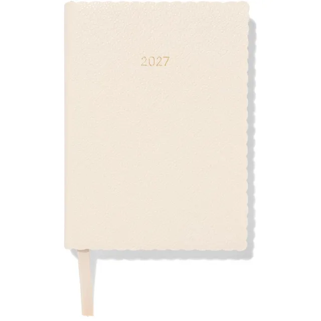 HEMA Agenda 2027 A6 kunstleer crème (gebroken wit)